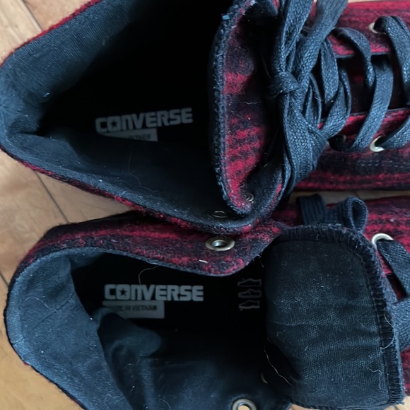 Woolrich X Chuck Taylor Hi-Top All Stars - Sz 11 - Picture 10 of 12